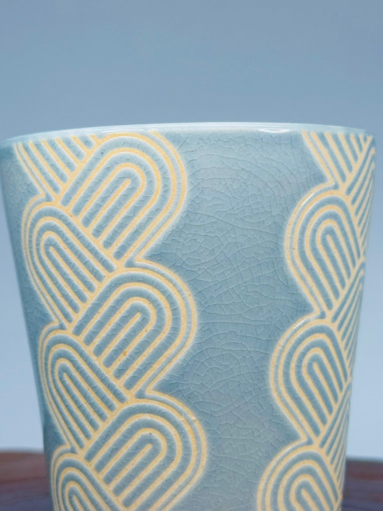 10oz Petal cups- Celedon