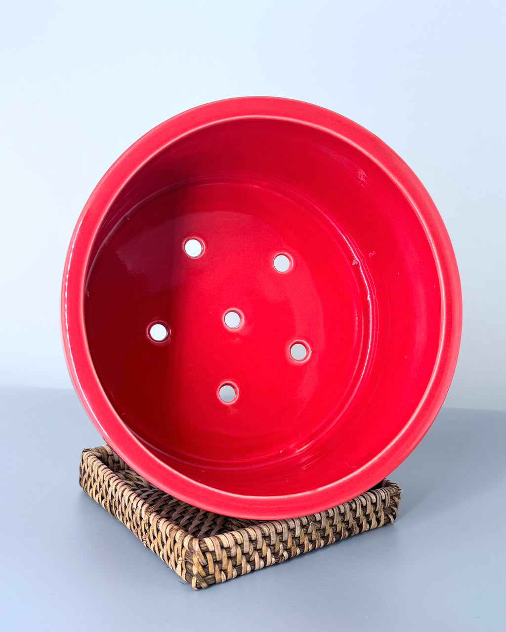 7.75" Wide Red Planter