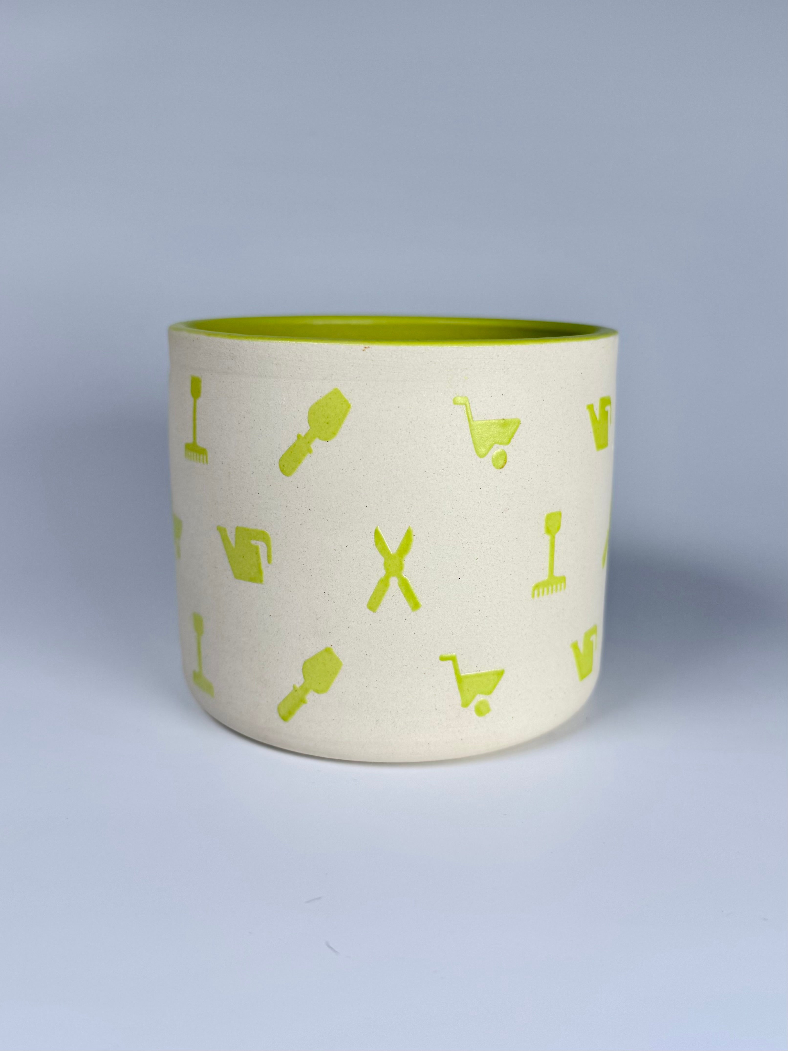 3.5" Garden themed planter